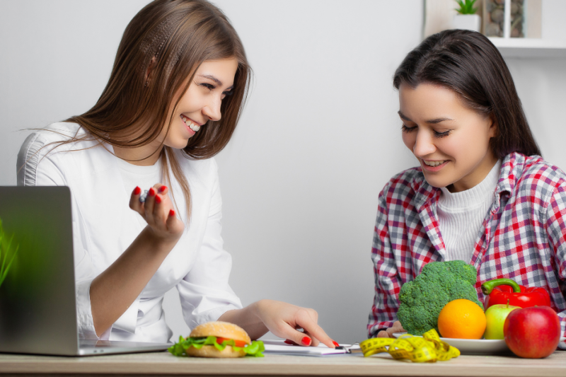 Metabolic Weight Loss Centers in DuPage helping a woman achieve healthy weight loss and improved metabolism through personalized nutrition and medical guidance.